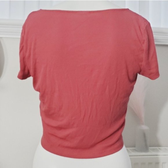 Rare ARITZIA SUNDAY BEST "Tiana" V-Neck Surplice Top - Picture 3 of 7